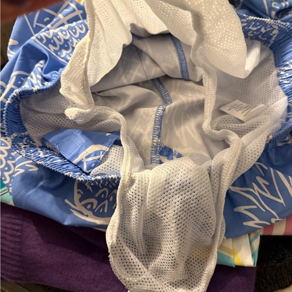 Brooklyn Cloth Mens Swim Trunks elastic waist front pockets Size Large - Picture 7 of 10